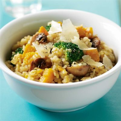 Mushroom & Pumpkin Risotto