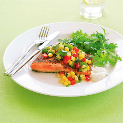Ocean Trout with Cajun Spices