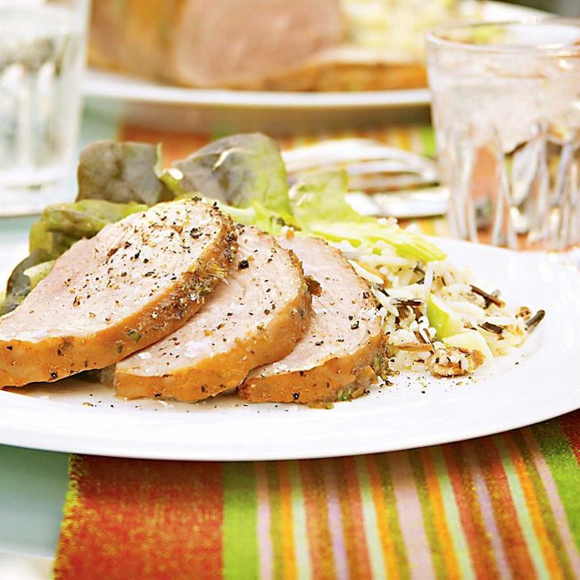 Turkey Thigh Roast with Soy Glaze
