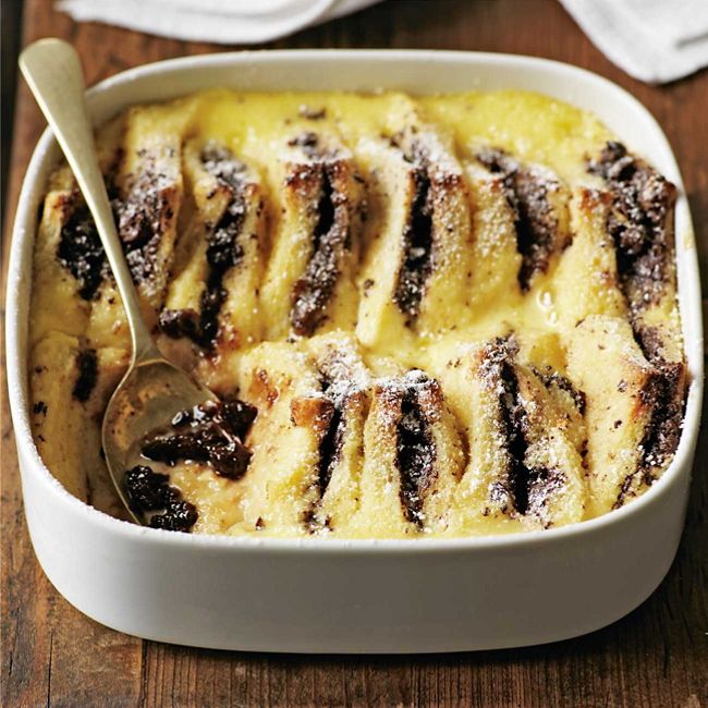 Chocolate Rum & Raisin Pudding