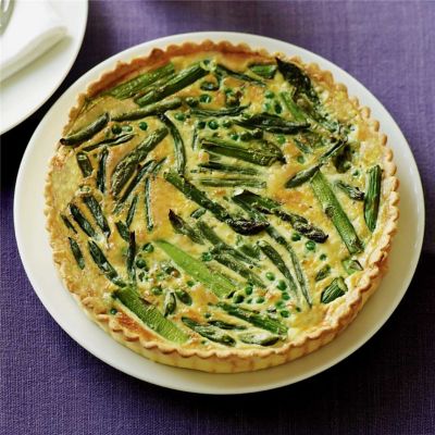 Spring Vegetable Flan