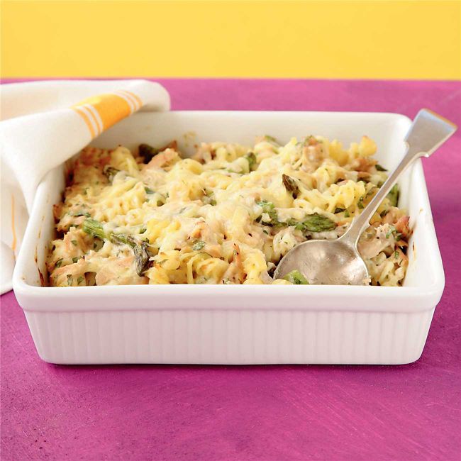 Tuna & Asparagus Pasta Mornay