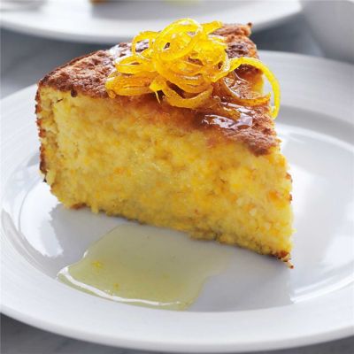 Flourless Orange Cake with Orange Syrup