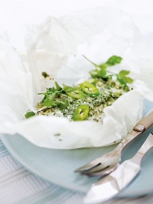 Chilli & Coriander Fish Parcel