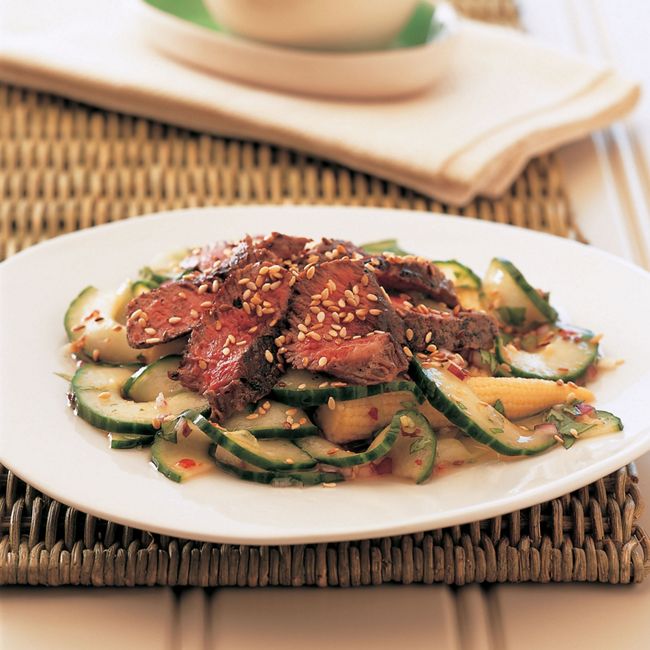 Beef & Cucumber Salad