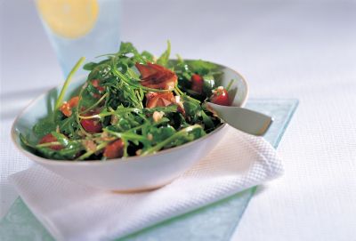 Warm Tea-smoked Salmon Salad
