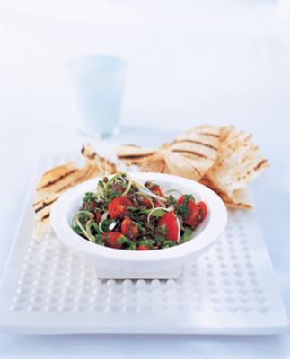 Puy Lentil Salad & Salsa Verde