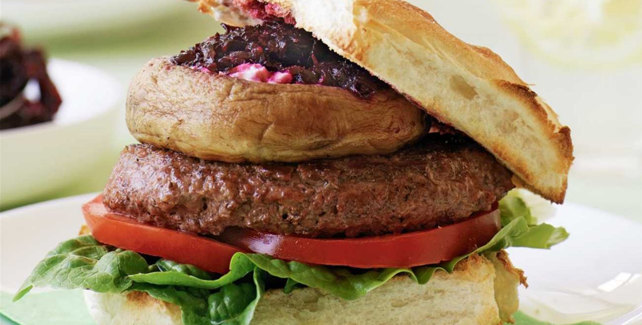 Aussie Beef Burger with Beetroot Relish Recipe | Woolworths