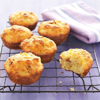 Cheesy Bacon & Corn Muffins