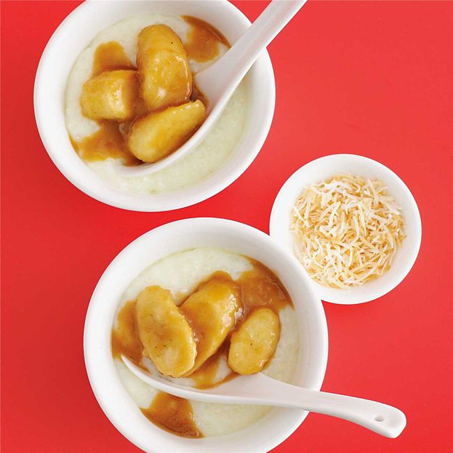 Coconut Bananas with Tapioca