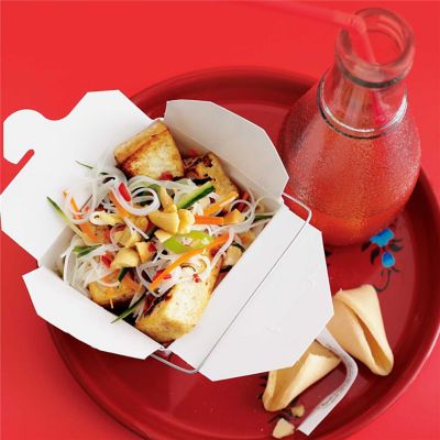 Vietnamese Marinated Tofu with Vegetables & Noodles