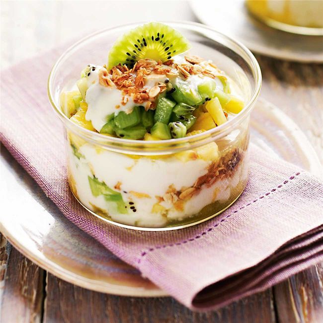 Pineapple & Kiwifruit Parfait
