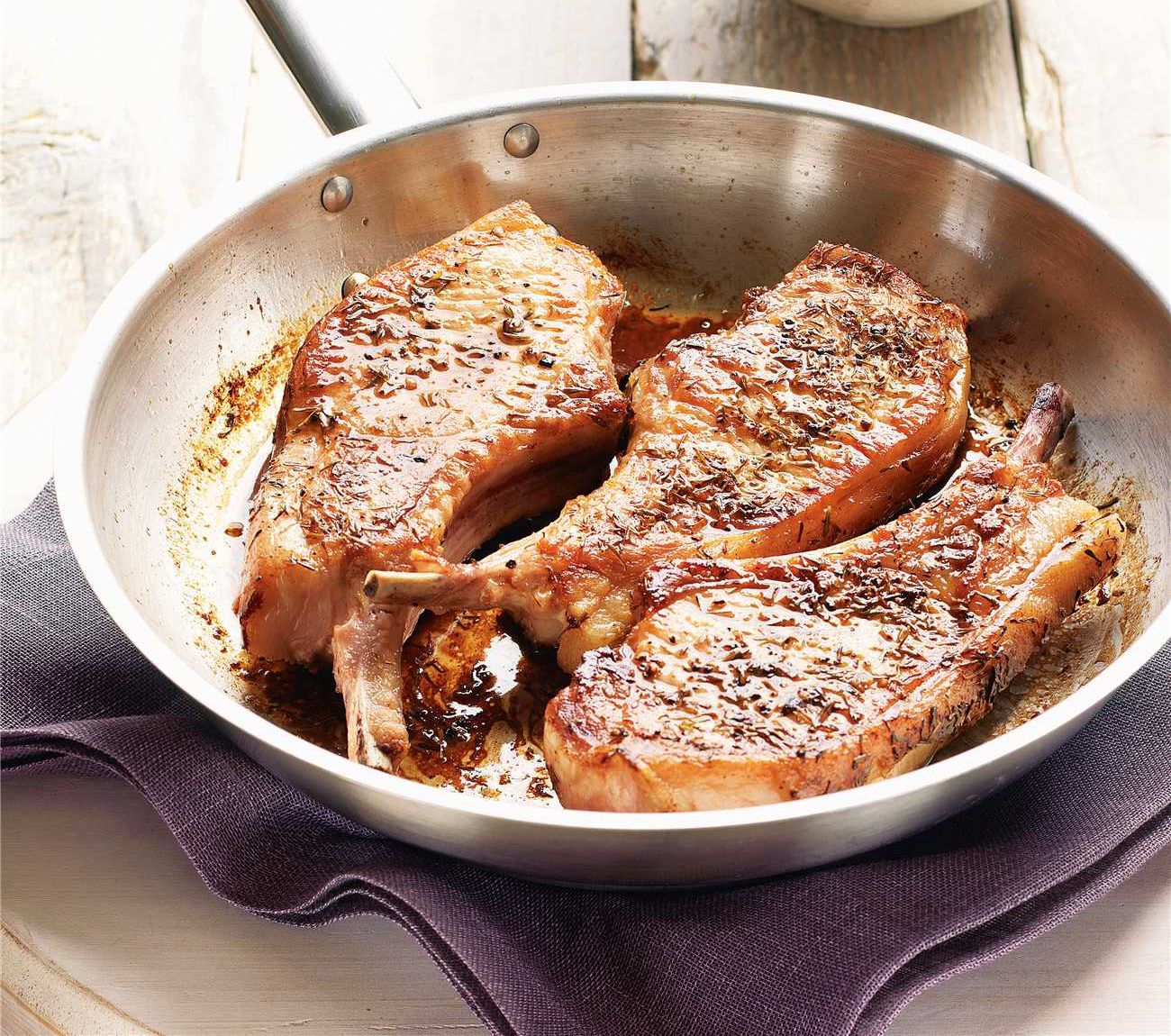 Pork Cutlets with Apple Balsamic Glaze Recipe Woolworths