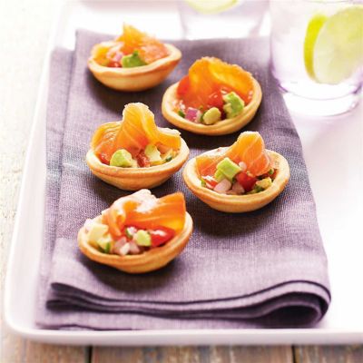 Salmon & Avocado Tartlets