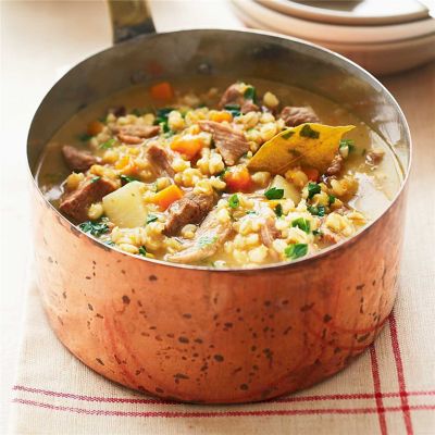 Beef, Barley & Turnip Soup