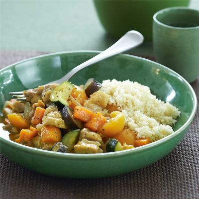 Moroccan Chicken with Rice