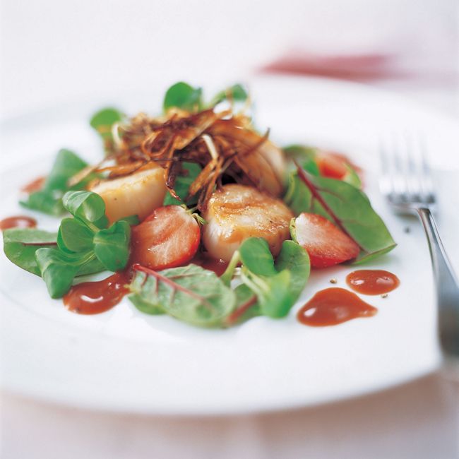 Warm Scallop Salad