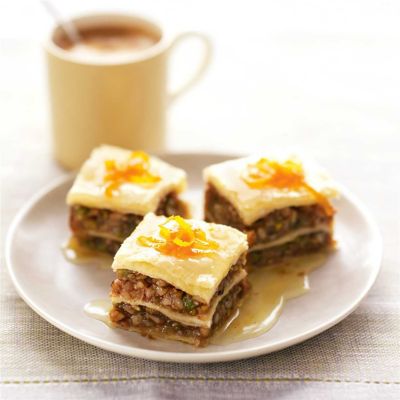 Baklava with Tangelo Syrup