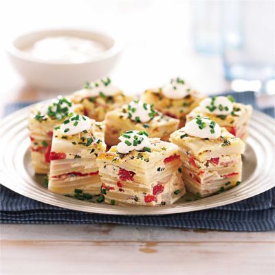 Potato & Red Capsicum Tortilla