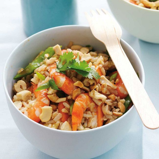 Prawns & Brown Rice Salad