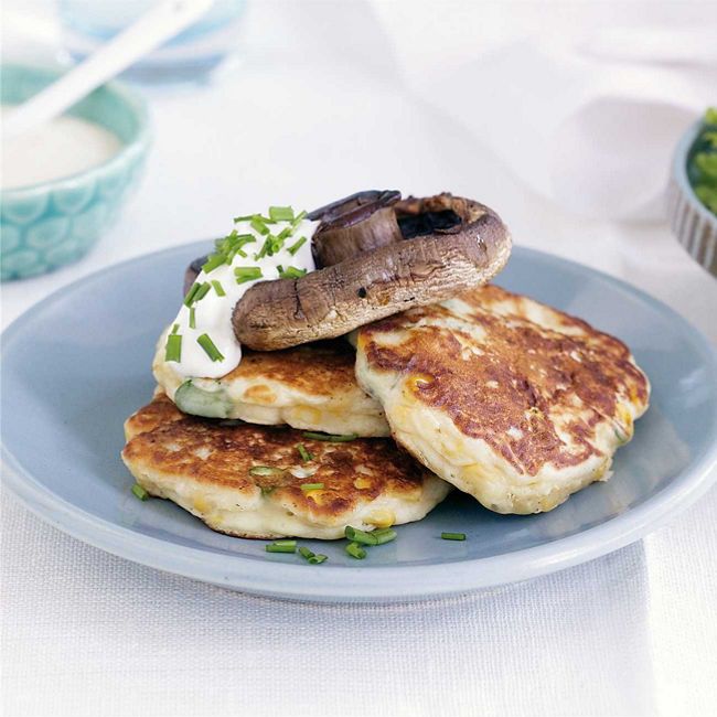 Corn & Asparagus Fritters