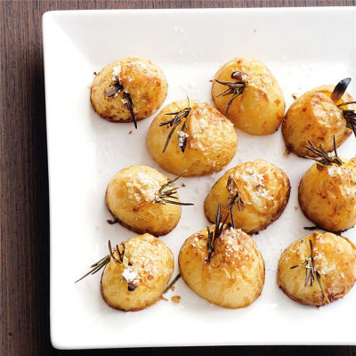 Chat Potatoes with Rosemary & Garlic