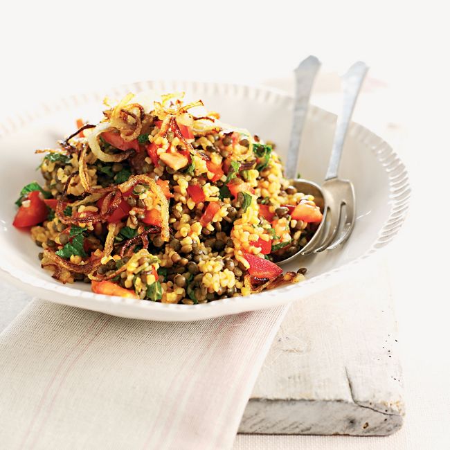 Lebanese Lentil & Bulgar Salad