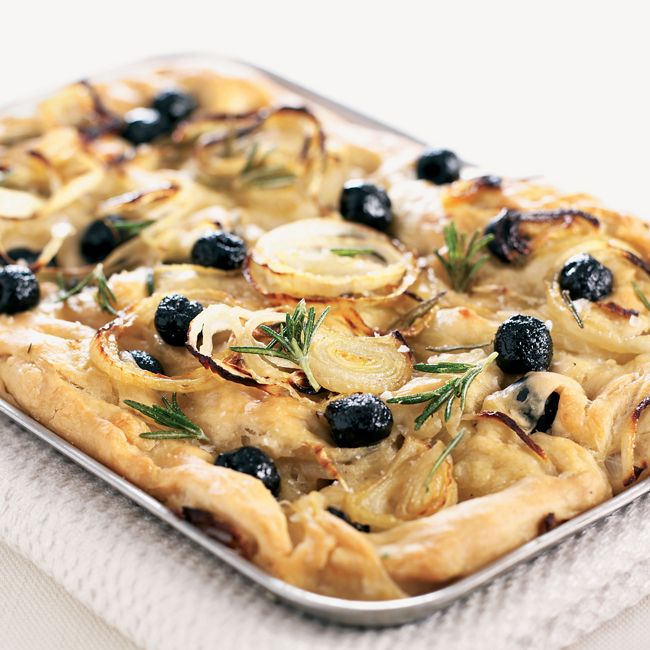 Olive, Onion & Rosemary Focaccia