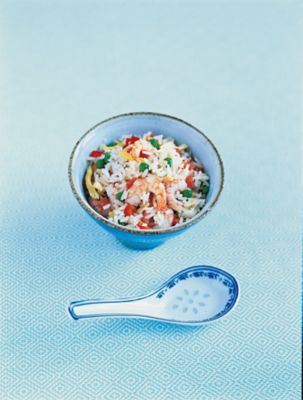 Chinese Fried Rice With Red Pepper