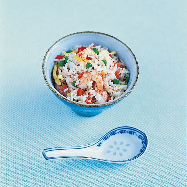 Chinese Fried Rice With Red Capsicum