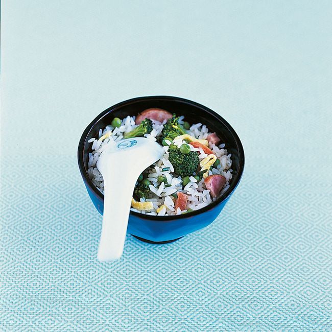 Chinese Fried Rice With Sausage