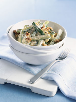 Creamy Courgettes With Walnuts