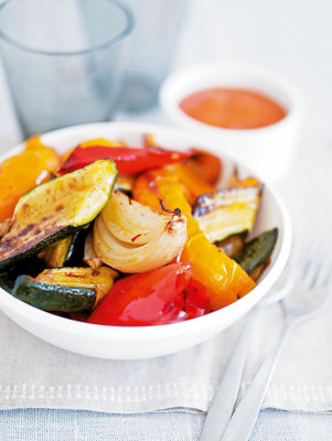Red Pepper Rouille & Vegetables
