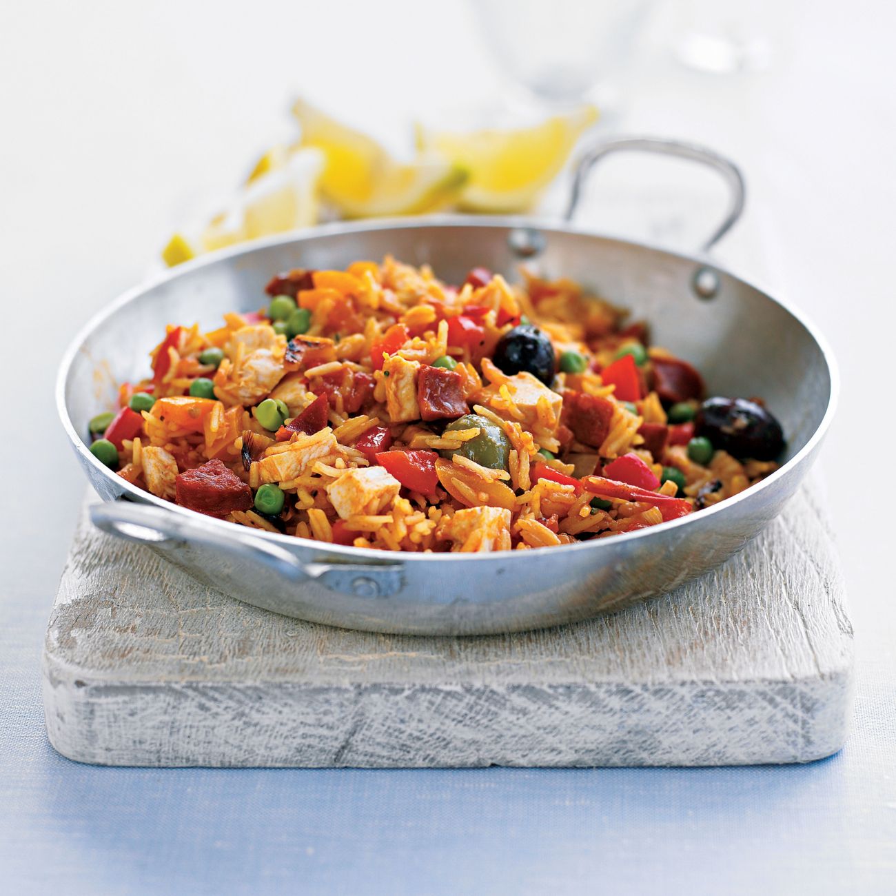 Cheat's Chicken & Chorizo Paella Recipe Woolworths