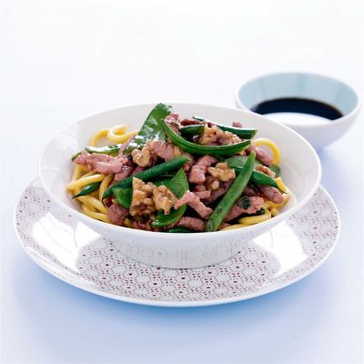 Char Siu Pork & Walnut Stir-Fry
