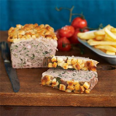 Turkey Meatloaf with Crunchy Topping