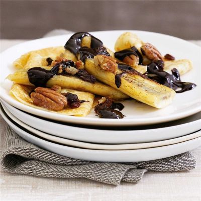 Banana & Nut Crepes