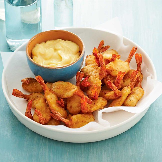 Prawns with Garlic Mayonnaise
