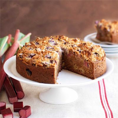 Rhubarb Tea Cake