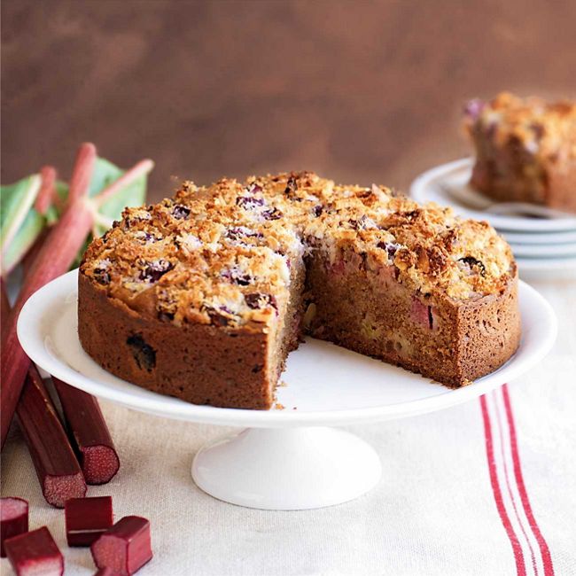 Rhubarb Tea Cake