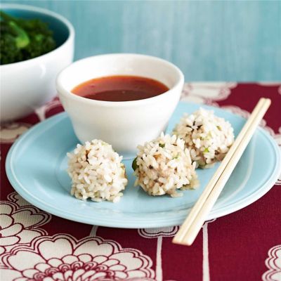 Steamed Pork Pearl Balls