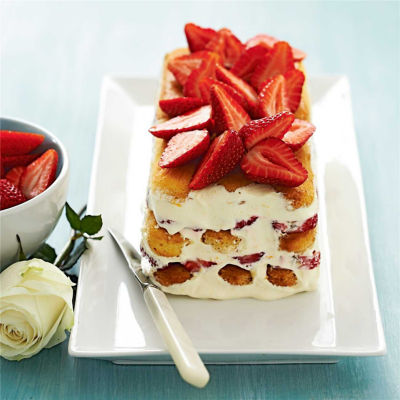 Strawberry Layered Cheesecake