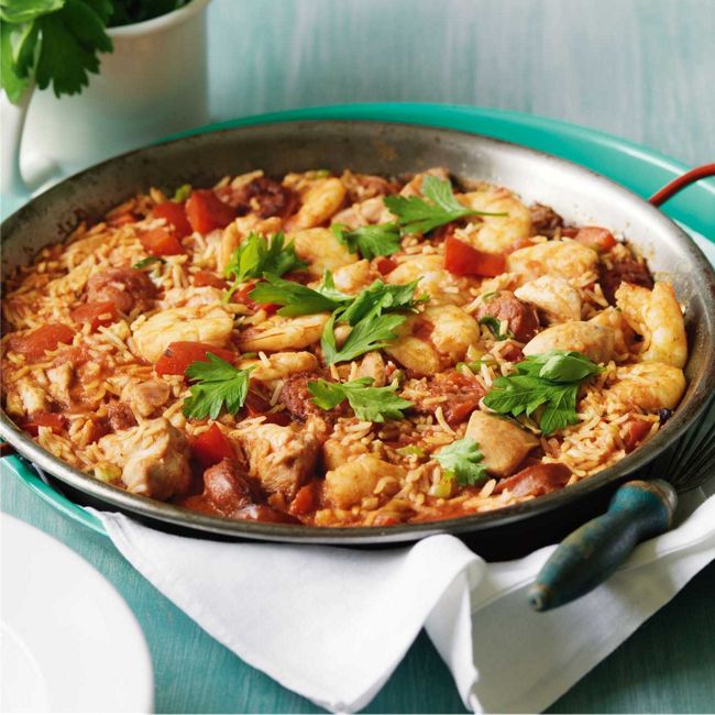 Chicken & Prawn Paella