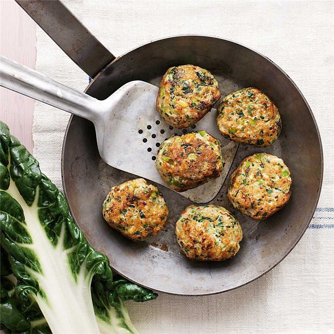 Chicken & Silverbeet Rissoles