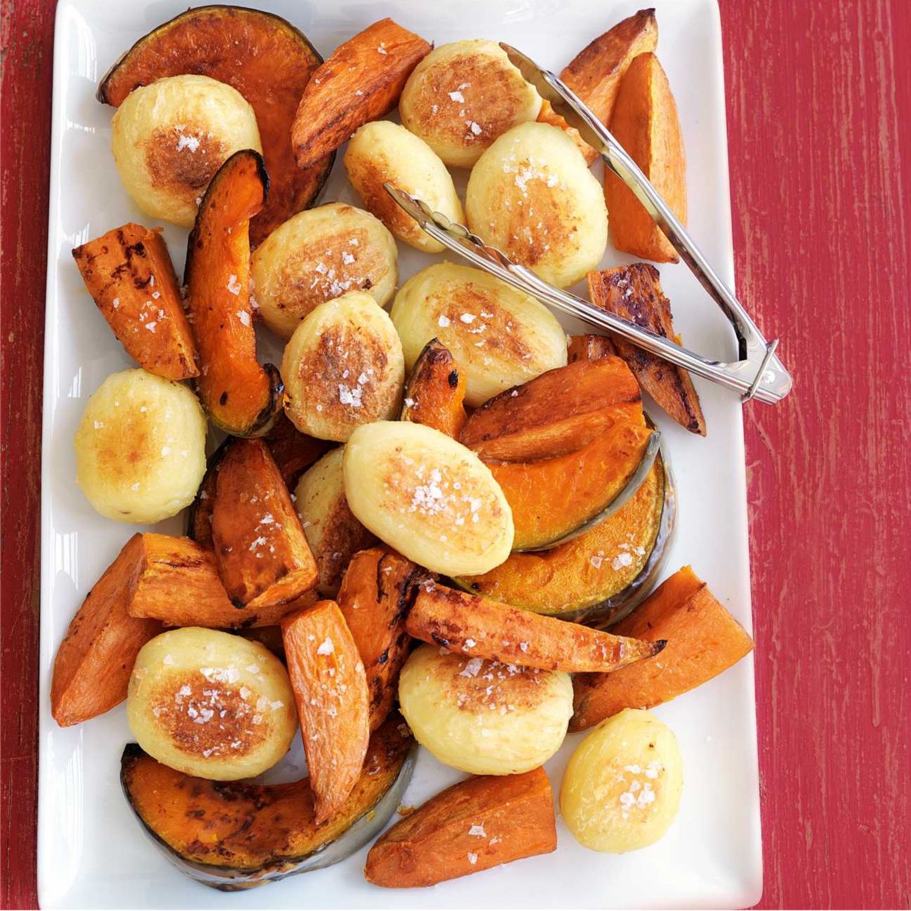 Crunchy Roast Potatoes, Roast Pumpkin & Sweet Potato Recipe Woolworths