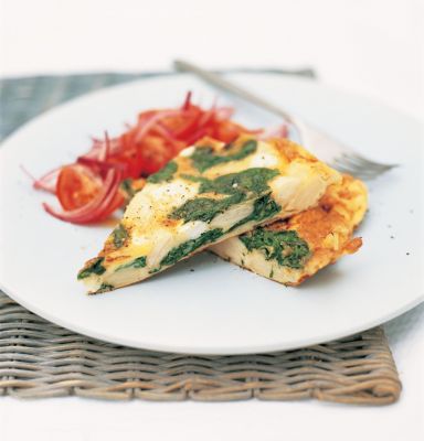 Spinach & Butter Bean Frittata