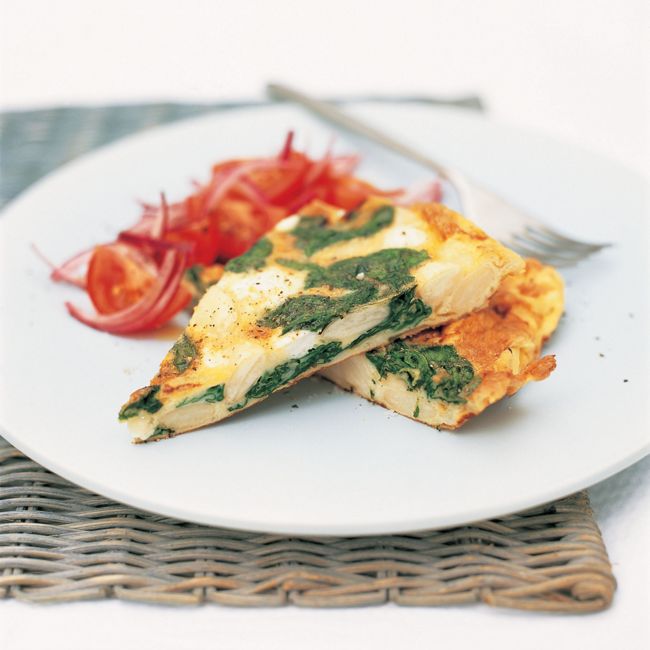 Spinach & Butter Bean Frittata