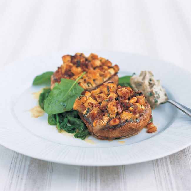 Stuffed Mushrooms with Tofu