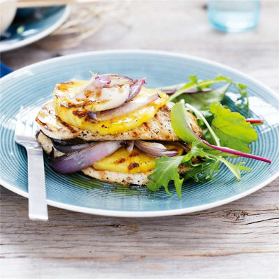 Chargrilled Chicken with Fresh Pineapple & Red Onion