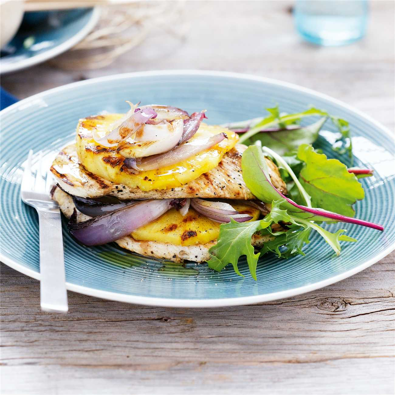 Chargrilled Chicken with Fresh Pineapple Red Onion Recipe Woolworths